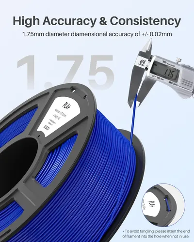 Filamento Para Impresora 3d Elegoo Pla+ De 1,75 Mm, Color Am