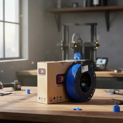 Filamento 3d 3n3 Tpu 1.75mm 1kg Flex Flexible Impresora 3d Azul