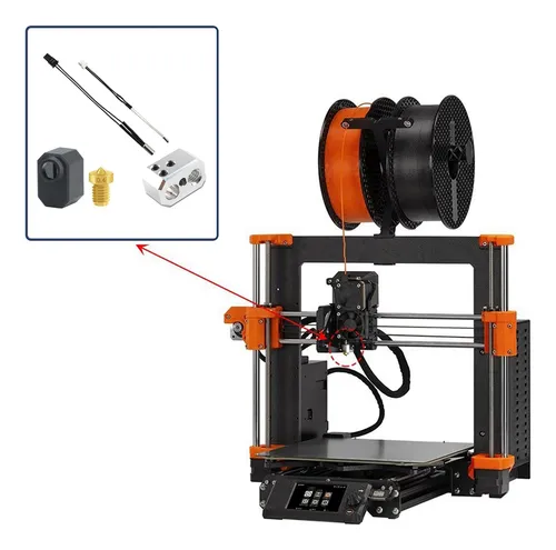 Para Prusa Mk4 Hotend Con Cartucho Calefactor, Bloque De Cal