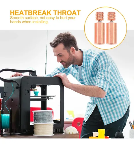 Impresora 3d Bimetálica Heatbreak Smooth Heat Break De 2 Pie