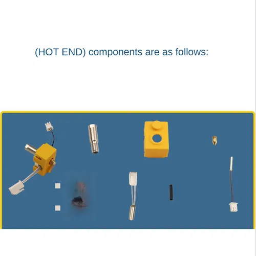 Kit Hotend 3x Bico, Termistor, Haste, Calentamiento 3d