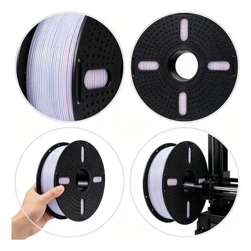 Filamento Pla Plus Mate Carmin 1 75mm 1kg Para Bambu 3d