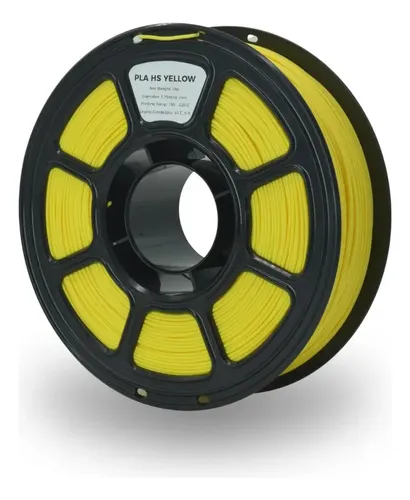 Filamento Pla High Speed Gst3d Lite 1.75mm 1kg Impresión 3d Amarillo