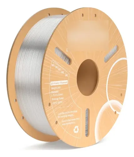 Filamento Elegoo Rapid Petg 1.75mm 1kg Colores Color Translúcido