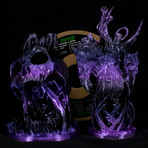Filamento Pa De 1,75 Mm, Seda De Filamento Para Impresora 3d Púrpura