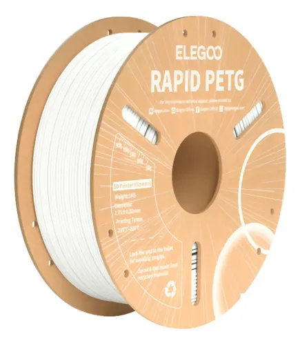 Filamento Elegoo Petg Rapid – 1kg 1.75mm Impresion 3d Color Blanco