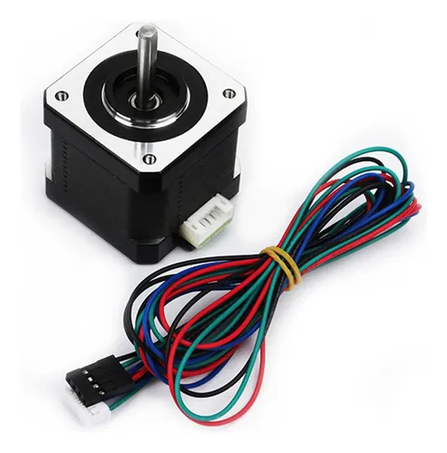 2 Motores De Impresora 3d, Motor Paso A Paso Nema 17, 40 Mm  Black