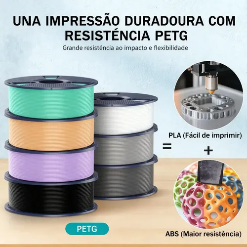 Filamento PETG Sunlu Azul de 1.75 mm y 1 kg para Impresoras 3D