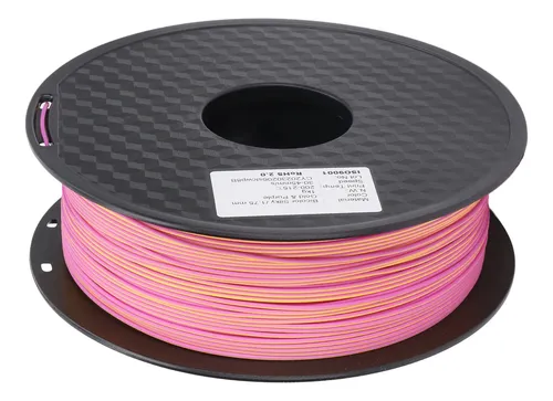 Filamento 1.75mm Oro Y Púrpura Dual Para Impresora 3d