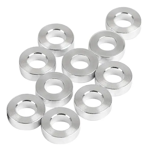 Paquete De 10 Arandelas Redondas Planas De Aluminio Para Imp