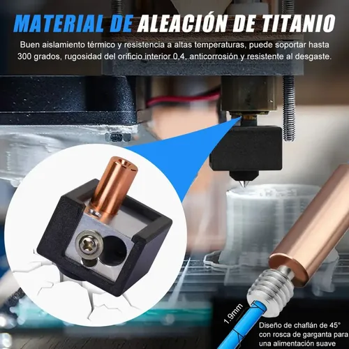 Kit Hotend Bloque Calentador 300 °c S1 Pro Cr 24v