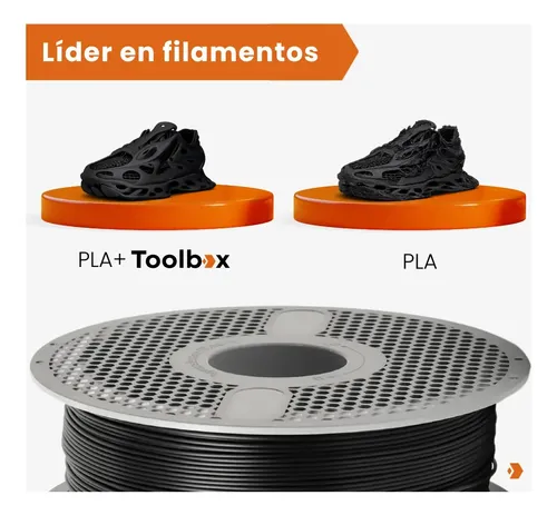 Filamento Pla Matte Toolbox 1.75 Mm 1 Kg Para Impresora 3d