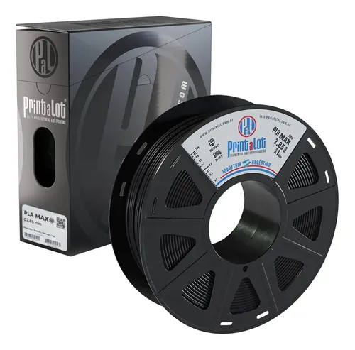 Filamento Para Impresoras 3d Pla Max 2,85 Mm :: Printalot Color Negro