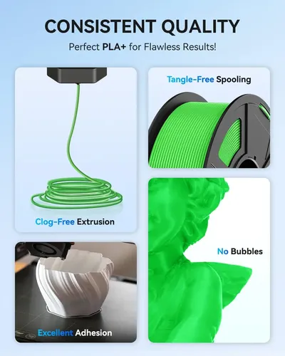 Jayo Pla+ Filamento 1.75 Mm, Pla Plus Filamento De Impresora