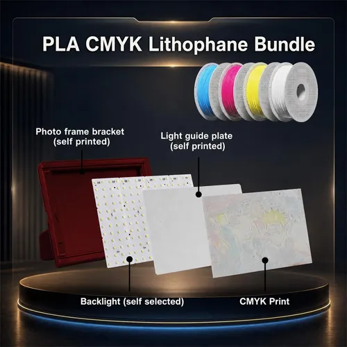 Kit De Retroiluminación Led Lithophane Light Box Bamoacc, 14