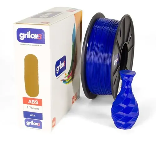 Filamento 3D Grilon3 ABS de 1.75mm y 1kg negro