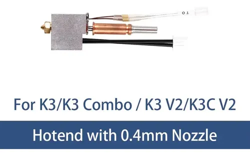 Hotend De Liberación Rápida Con Boquilla De 0,4 Mm Para Kobr