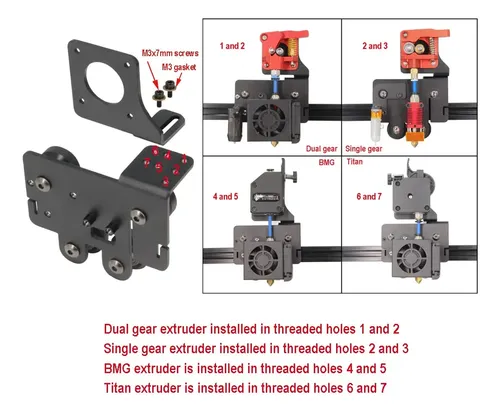 Pieza Mecánica Yeebyee Ender 5 Pro Direct Drive Kit