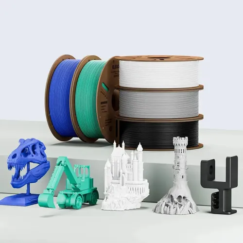 Filamento 3d Elegoo Pla 1.75 Mm 1kg Madera Relleno