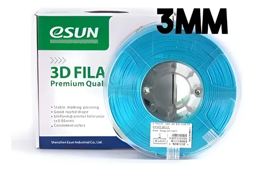 Filamento Abs+ Esun Impresora 3d Celeste