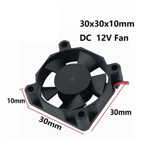 Ventilador 30mm Fan De Capa Impresora 3d Cooler 12v Hotend