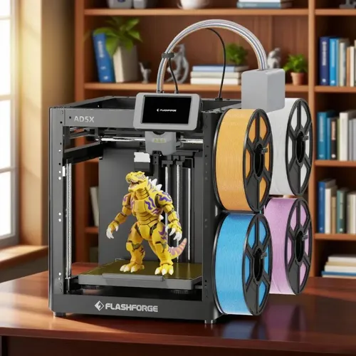 Impresora 3d Flashforge Adventurer 5x Fdm Multifilamento Color Negro