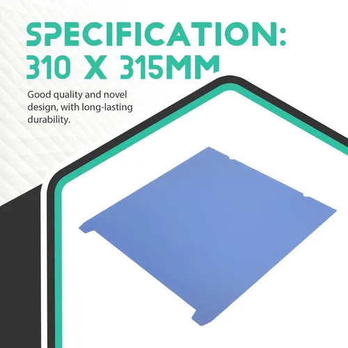 Placa De Construcción Para Placa Fría K1 Max, 310 X 315 Mm,