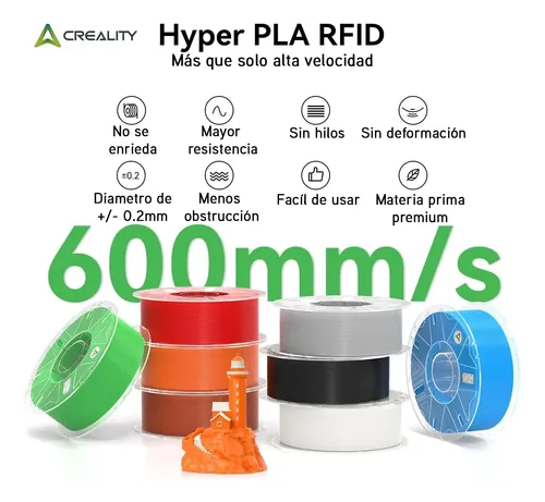 Filamento 3d Creality Hyper Pla Rfid 1 Kg