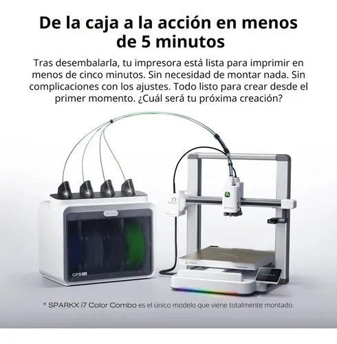 Impresora 3d Creality Sparkx I7 Combo