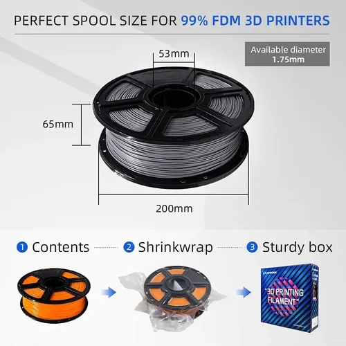 Filamento 3d Pla 1.75mm X 1kg Flashforge, Mundo 3d San Justo