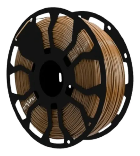 Filamento Hellbot V2 Ecofila Pla Lock 1kg Color Marrón