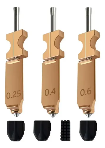 . Kit Hotend Mejorado 3pk De 0,25, 0,4 Y 0,6 Mm For Ad5x Q