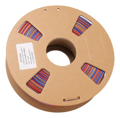 Filamento De Pla, 1 Kg, Tricolores, 1,75 Mm, Seda, 3 En 1, C