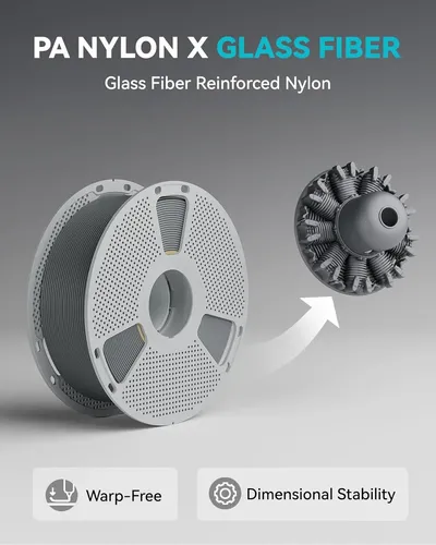 Filamento Nylon Pa6 Gris 1 75mm Resistente Alta Temp 1kg