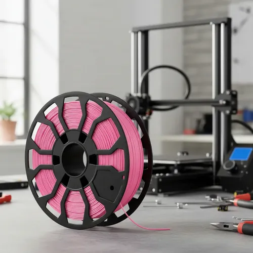 Filamento Hellbot V2 Ecofila Pla Lock 1kg Color Rosa