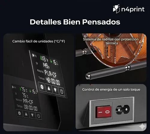 Secador Filamento Creality Space Pi V2 Plus New 2026 N4print