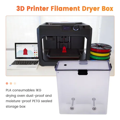 Caja Secadora De Filamentos Para Impresora 3d, 2 Unidades, H As Shown