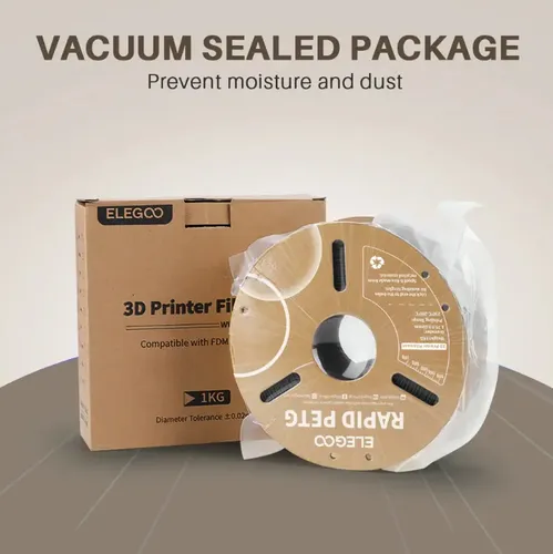 Filamento 3d Rapid Petg 1,75mm X 1kg Elegoo Color Beige