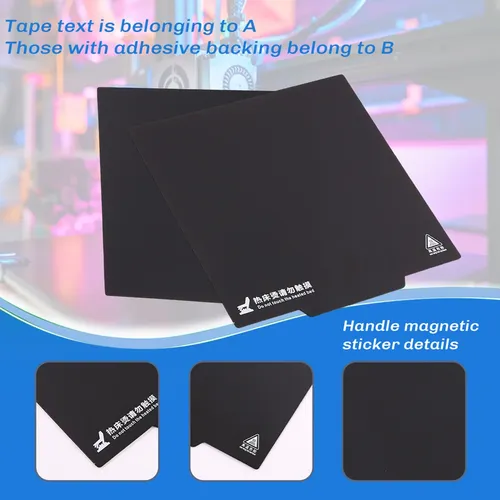 Adhesivo Magnético Flexible Para Cama Caliente, 220 X 220, I