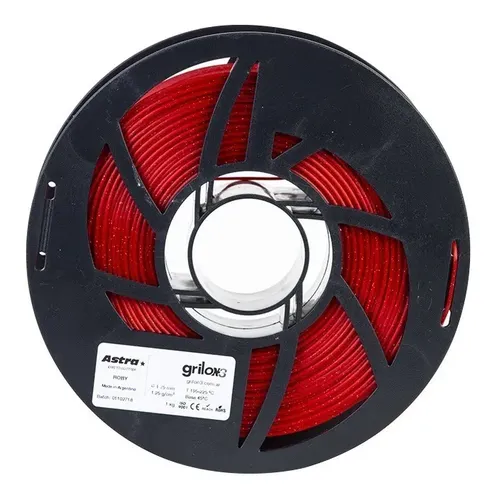 Filamento Pla Astra Glitter 1,75mm Grilon3 1kg Colores