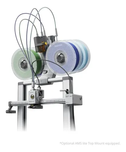 Impresora 3d Bambu Lab A1 Combo Color Gris Con Tecnología De