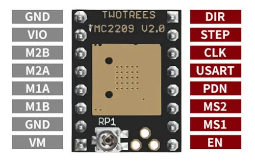Impresora 3d 6x Tmc2209 V2.0, Versión 42, Motor Paso A Paso  Blue & Black