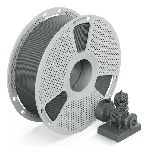 Filamento Nylon Pa6 Gris 1 75mm Resistente Alta Temp 1kg