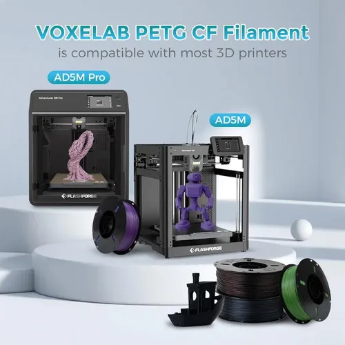 Filamento Para Impresora 3d Voxelab De Fibra De Carbono Petg