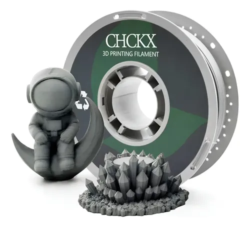 Filamento Petg Fibra De Vidrio 3d Gris 1 75 Mm 1kg