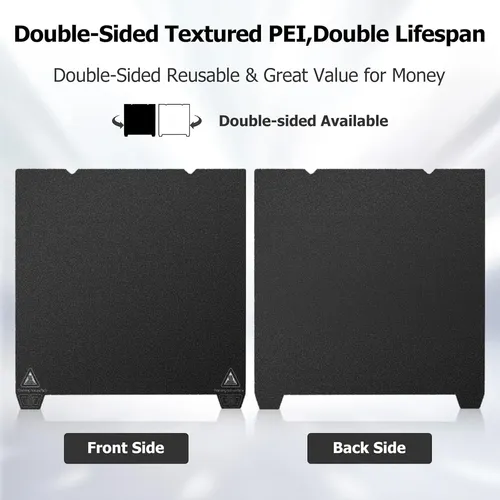 Placa Magnética Flexible Doble Faz 3d Negra 235x235mm