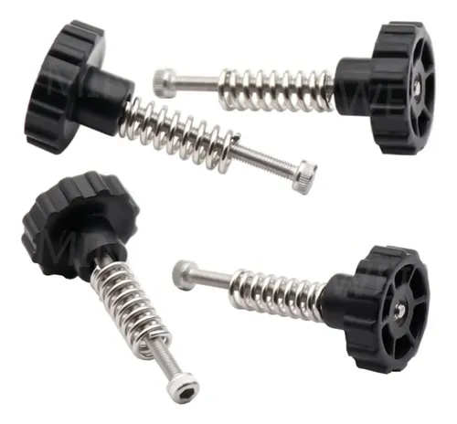 Kit Resortes Nivelador Cama Caliente Impresora Negro