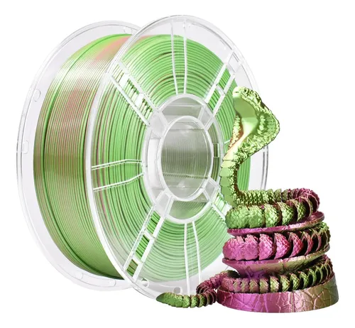 Filamento Pla Para Impresora 3d Doble Color Seda 1kg