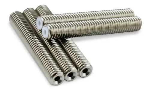 Tubo Barrel M6 Inoxidable Con Teflon Hotend Mk8 30mm 3d Pint