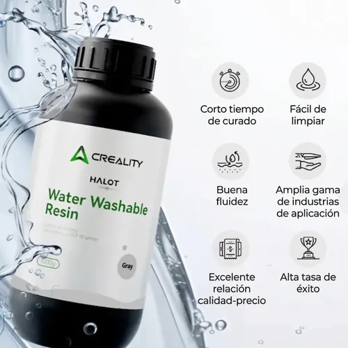 Resina Creality Washable Piel 500g 3d Skin Dlp Lcd P/ Imp 3d